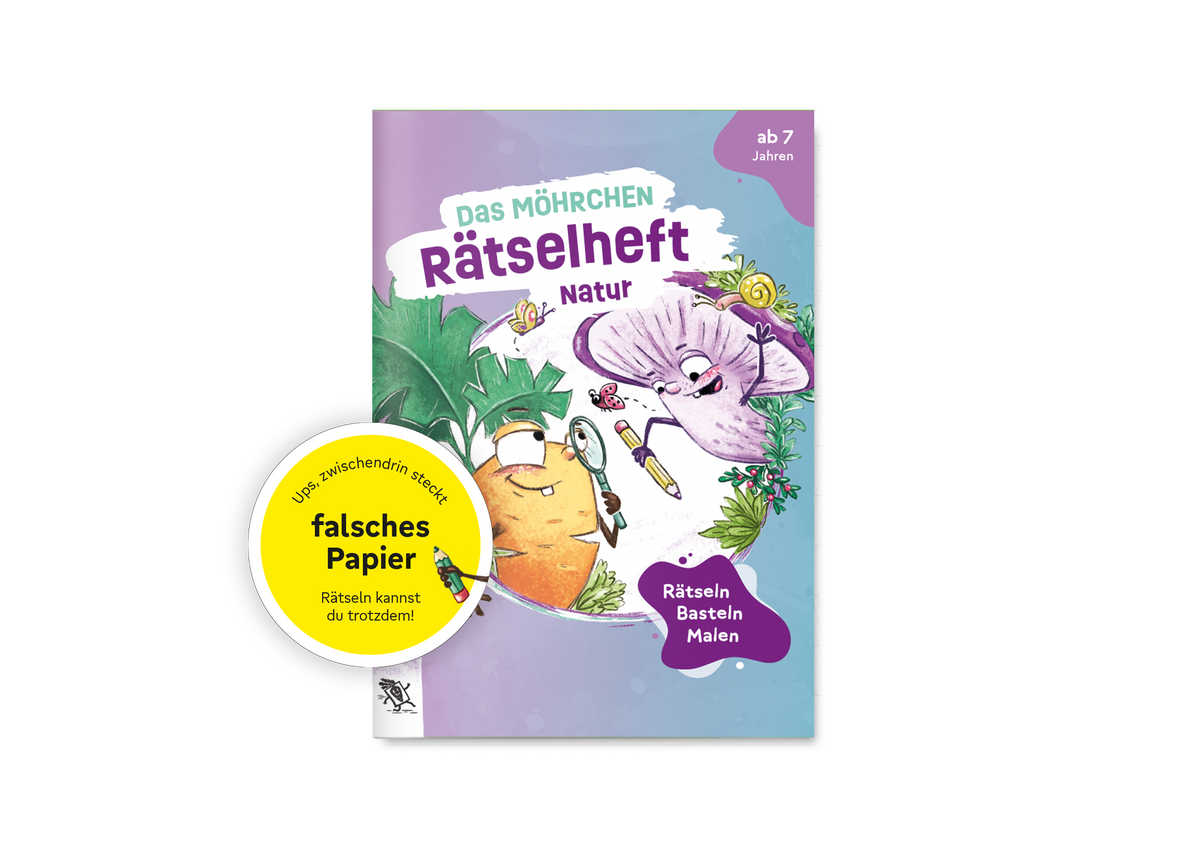 Möhrchen-Rätselheft Natur (B-Ware)